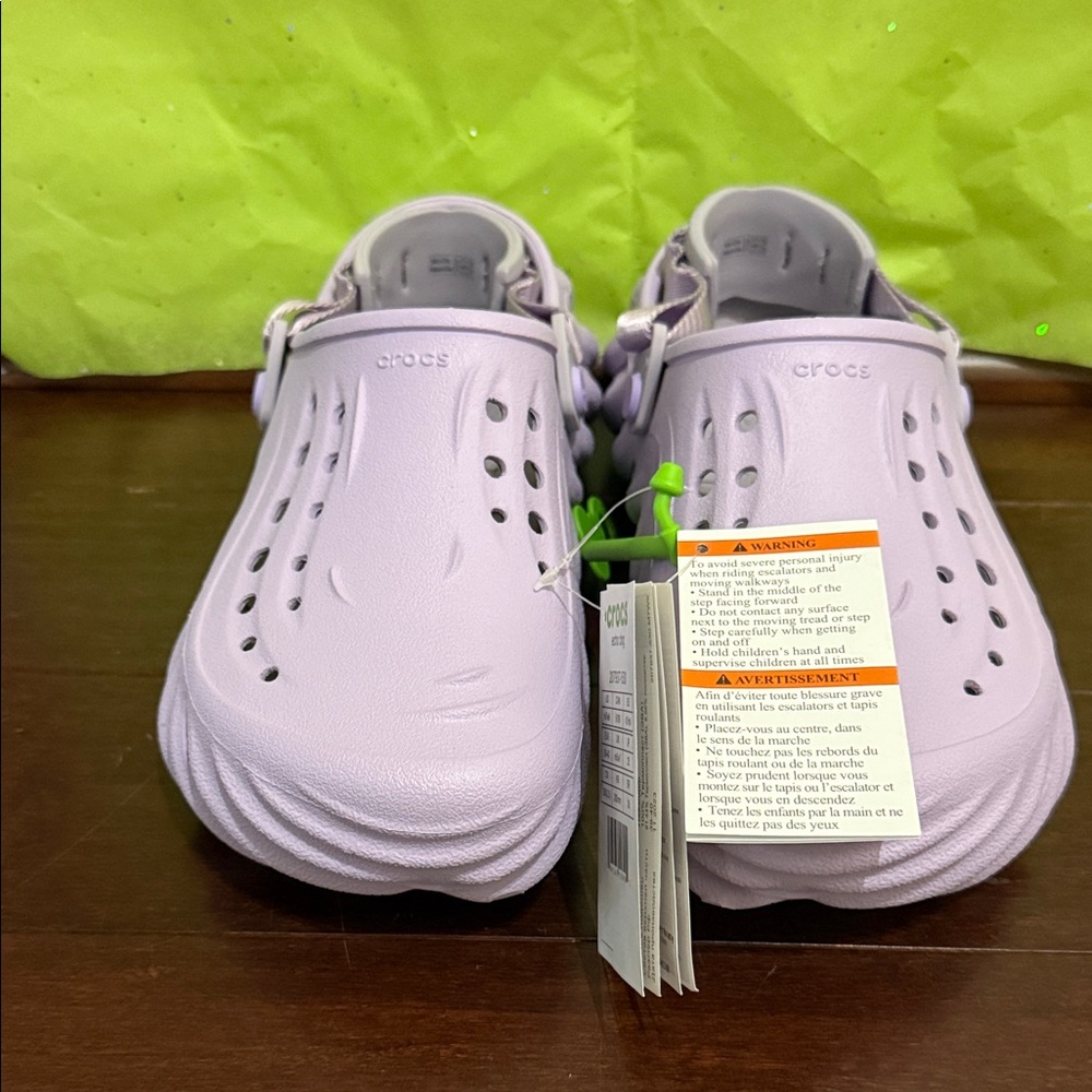 CROCS Women's Lavender Slip-On Sandals